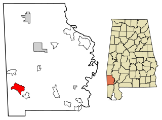 <span class="mw-page-title-main">Vinegar Bend, Alabama</span> Census-designated place in Alabama, United States