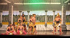 Image 8Pandava and Krishna in an act of the Wayang Wong performance (from Culture of Indonesia)