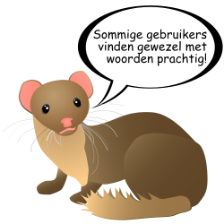 Weasel words NL.svg