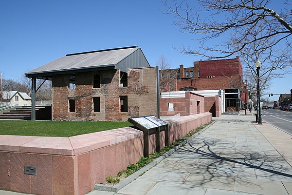 The remains of the Wesleyan Chapel