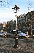 Amsterdamse kroonlantaarn op de Westermarkt.