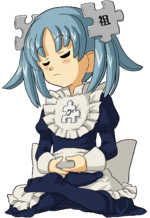 Wikipe-tan meditating