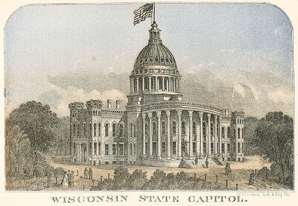 Third State Capitol (1863 engraving)
