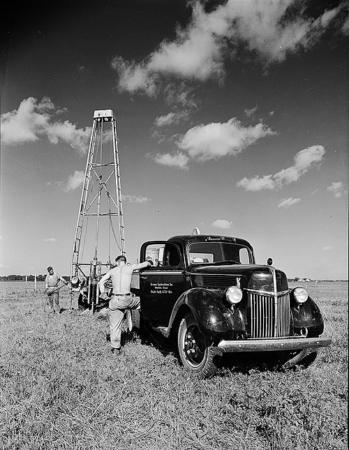 Seismic testing in 1940