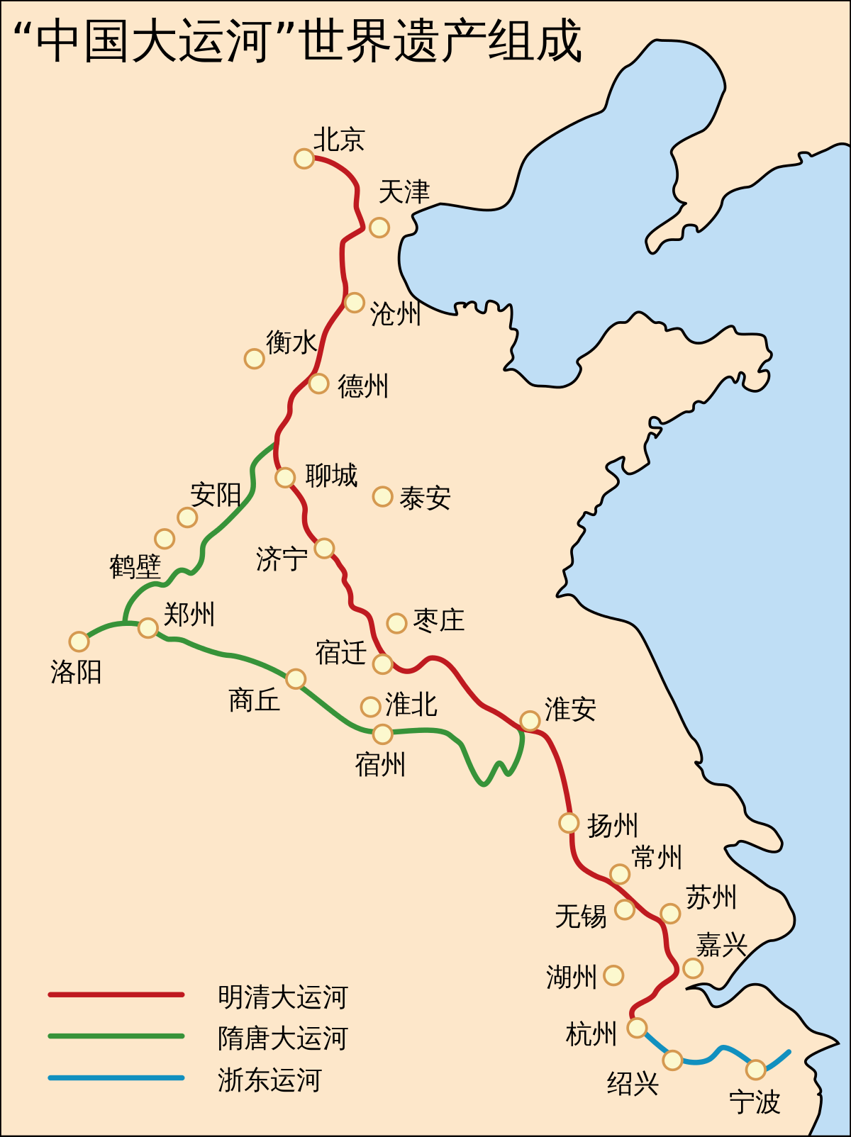 ファイル World Heritage Composition Of Grand Canal Of China Svg Wikipedia
