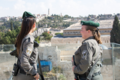 Officers from the Israeli Border Police on duty