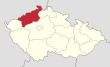 Ústecký kraj in Czech Republic.svg