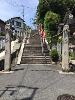 早稲田神社の参道