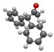 Ball-and-stick model of 1,1-diphenylacetone
