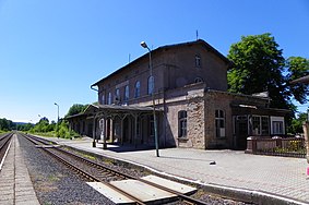 Stacja linii kolejowej Gorlitz-Zittau w Krzewinie