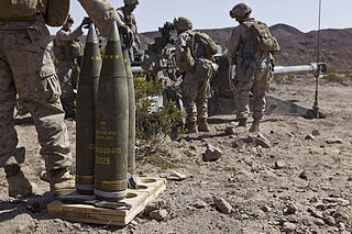 <span class="mw-page-title-main">M795 projectile</span> American 155 mm high explosive howitzer projectile