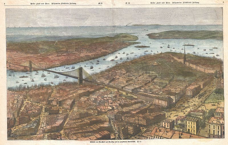 File:1883 German Map View of Lower Manhattan, the Brooklyn Bridge, and Brooklyn - Geographicus - NewYork-unknown-1883.jpg