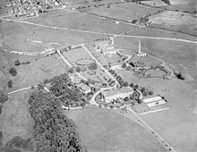 Aerial view of Cedar Crest College in Allentown, Pennsylvania in 1931 1931 - Cedar Crest College - Looking West - Allentown PA.jpg