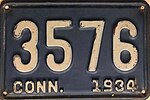 1934 Connecticut license plate 1234 format.jpg