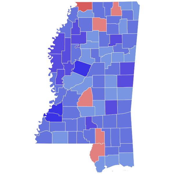 File:2007 Mississippi Attorney General election results map.svg