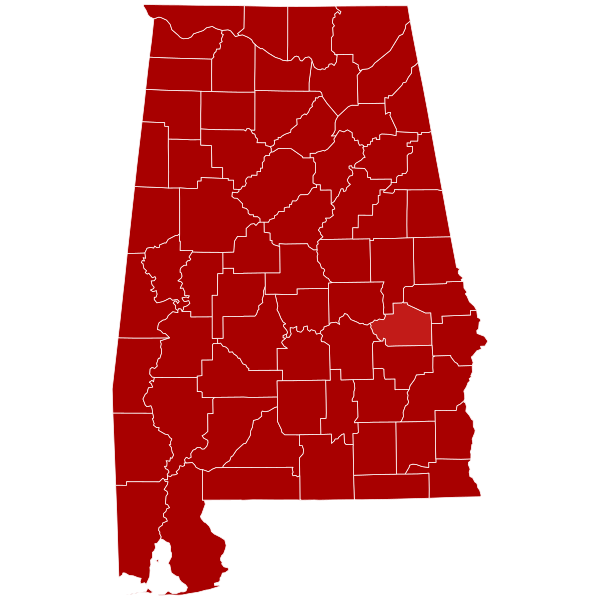 File:2014 United States Senate election in Alabama results map by county.svg