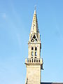 Plogoff : le clocher de l'église paroissiale Saint-Collodan