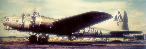 Boeing B-17G-45-BO Fortress AAF Ser. No. 42-97229 524th BS, "Hi Ho Silver".