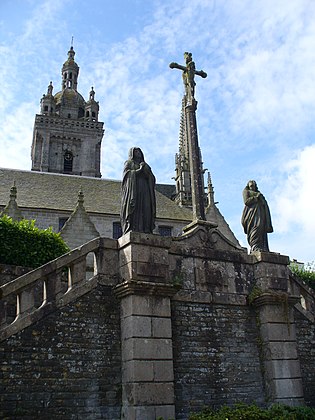 The Larhantec calvary at Saint-Thégonnec