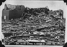 Damage from the Udall Tornado 55Udalltornadodamage.JPG