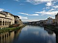 A view from Ponte Vecchio, Florence