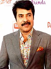 Mammootty at the 62nd Filmfare South Awards, 2015