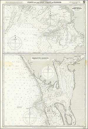 300px admiralty chart no 3688 ports on the west coast of florida%2c published 1908
