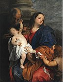 After Anthony van Dyck - The Holy Family with Saint John the Baptist as a child, 1621-1625.jpg