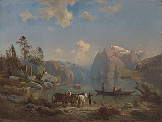 Mountain Landscape with a Lake