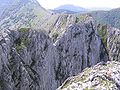 石灰質のアイスコリ（バスク山脈）