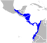 Alouatta palliata Range Map cropped.svg