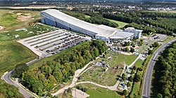 The Alpenpark Neuss, seen from the west (summer 2019)