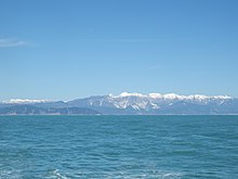 Vista dels Apenins des del mar Ligur a prop de La Spezia (2013)