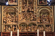 English: Detail of the altar in St. Marien in Osnabrück, Germany