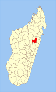 Distrito de Ambatondrazaka - Localização
