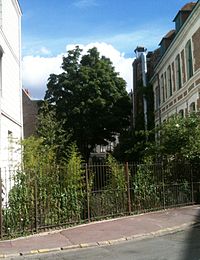 Ancien canal de la baignerie à Lille vu de la rue des Bouchers