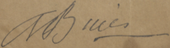 Signature de Arthur Buies