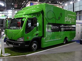 Le camion électrique Smith sur châssis et cabine Avia