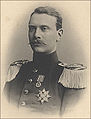 Bádenský velkovévoda Fridrich II. (1857–1928) ve vojenské uniformě s řádovou hvězdou