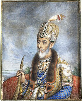 Bahadur Shah Zafar the last Mughal Emperor, crowned Emperor of India by the rebels, he was deposed by the British, and died in exile in Burma