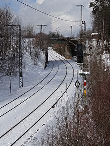 Überwerfungsbauwerk der Ammergaubahn