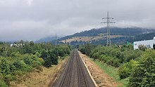 Bahnstrecke Hildesheim–Goslar als Verbindung nach Hannover, Blickrichtung Goslar