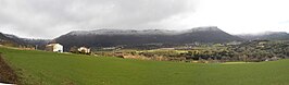 Vista de Baquedano y Gollano desde Zudaire.