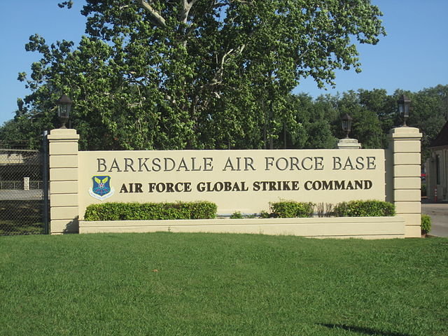 Air Force Global Strike Command headquarters is based at Barksdale Air Force Base in Louisiana