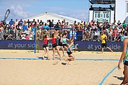 Deutsch: Deutsche Beachhandball-Meisterschaften 2022; Tag 3: 7. August 2022 – Frauen,Finale, Beach Bazis Schleissheim – Minga Turtles Ismaning 2:1 (20:26, 24:20, 8:6) English: German Beach handball Championships; Day 3: 7 August 2022 – Women Final – Beach Bazis Schleissheim Vs Minga Turtles Ismaning 2:1 (20:26, 24:20, 8:6)