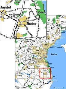 Location of Beder, near Aarhus. Beder-placering-relativ-til-aarhus.jpeg