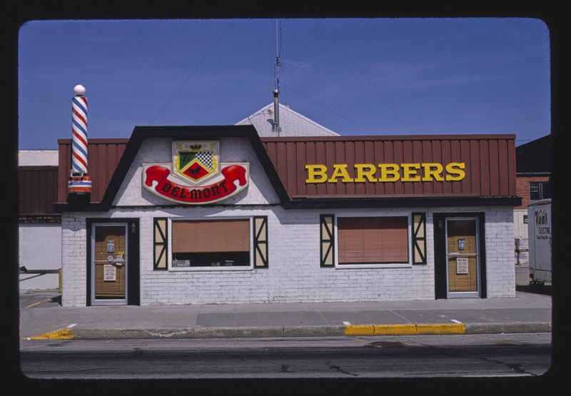 File:Belmont Barber Shop, W. 1st Street, Grand Island, Nebraska LCCN2017702889.tif