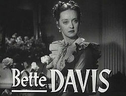 Hlavní představitelka Bette Davis