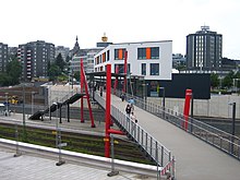 Fußgängerbrücke über den Haltepunkt Remscheid Hbf