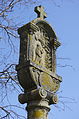 This is a picture of the Bavarian Baudenkmal (cultural heritage monument) with the ID D-6-78-150-57 (Wikidata) Bildstock, Kapellenhügel, auf dem Feld Richtung Kolitzheim, Herlheim, Gemeinde Kolizheim, Unterfranken, Deutschland